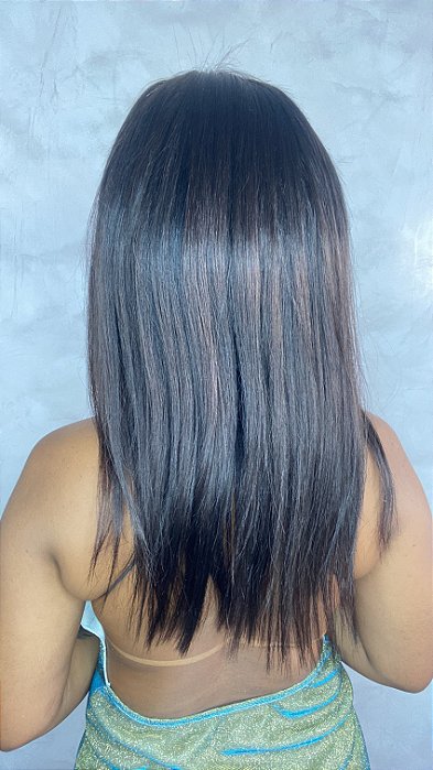 Peruca Full Lace Glueless Tata 82 vista traseira