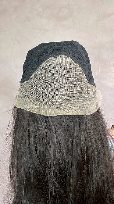 Peruca Lace Front Cabelo Humano Mary 2 Longa parte interna
