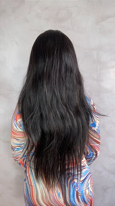 Peruca Lace Front Cabelo Humano Mary 2 Longa costas