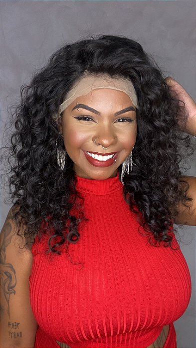 Peruca Lace Front Ionice acabamento
