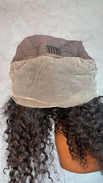 Parte interna da Peruca Lace Front Isla