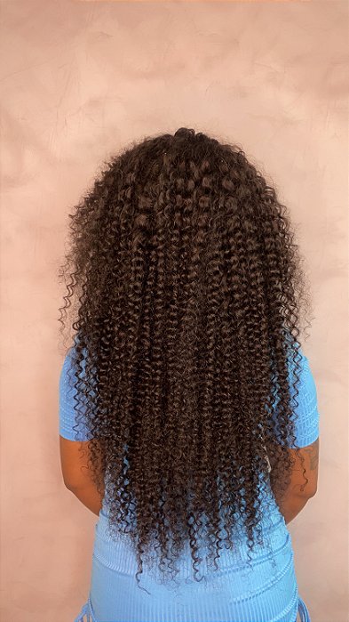 Peruca Lace Front Drika vista de costas