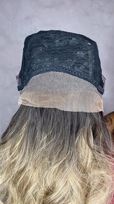 Parte interna da Peruca Lace Front Leslie Loiro 613A