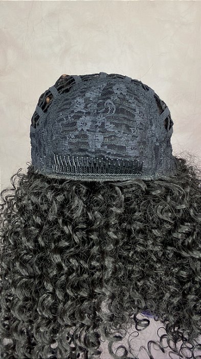 Peruca Half Wig Lana Preta parte interna