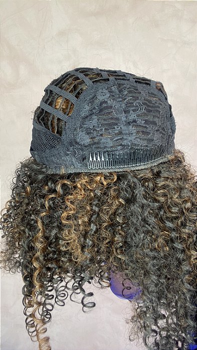 Peruca Half Wig Lana Mechas parte interna