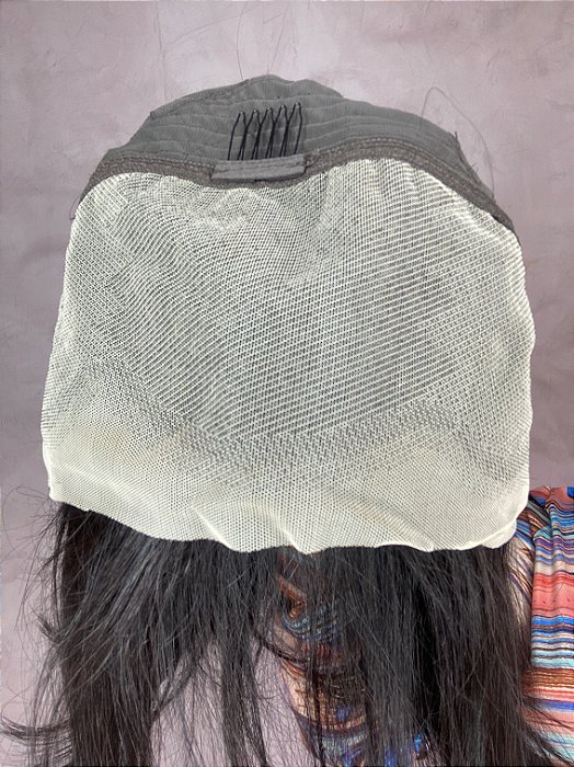 Peruca Lace Front Cabelo Humano Ronnie parte interna