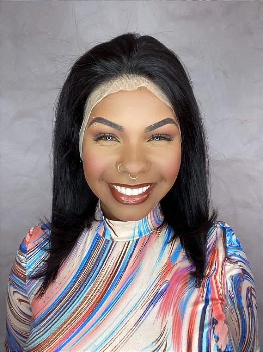 Peruca Lace Front Cabelo Humano Ronnie