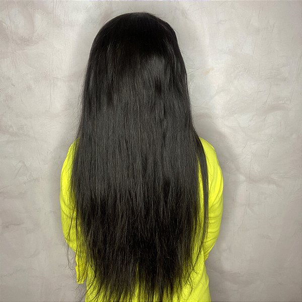 Peruca Lace Front Poderosa Demais vista de costas