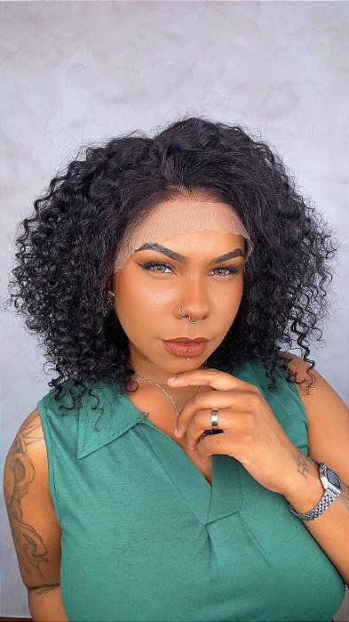 Peruca Lace Front Cabelo Humano Malia caimento frontal