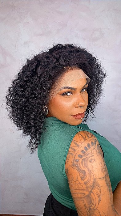 Peruca Lace Front Cabelo Humano Malia perfil