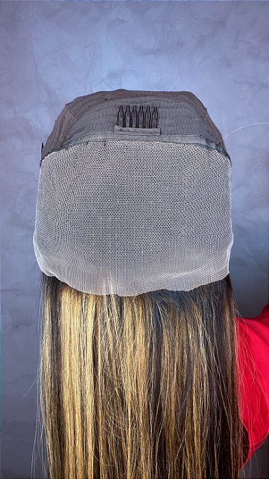 Peruca Lace Front Cabelo Humano Carolina parte interna