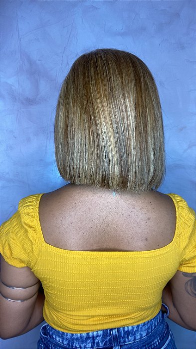 Peruca Lace Lpart Hellen vista de costas