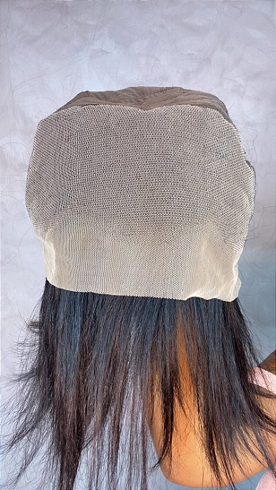 Peruca Lace Front Cabelo Humano Lorena parte interna