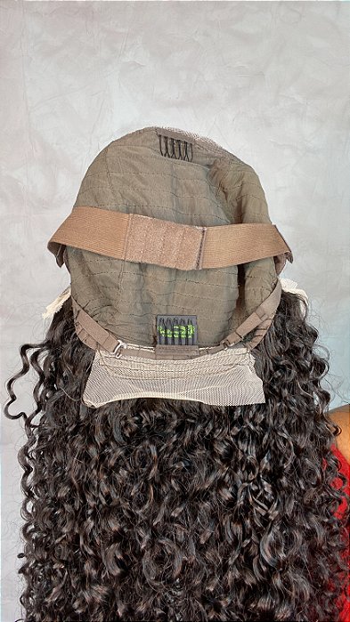 Detalhe da touca da Peruca Lace Front Freya