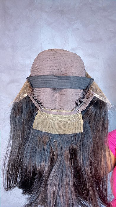 Peruca Lace Front HD Luna detalhe da touca