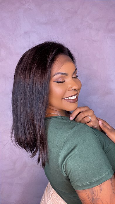 Peruca Lace 360 Cabelo Humano Inara lateral