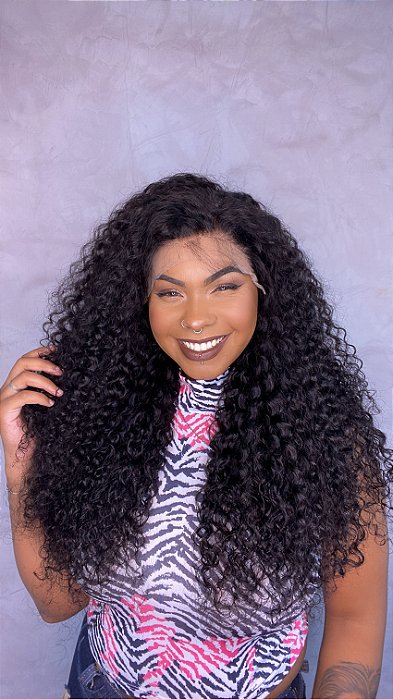 Peruca Lace Front Balida 26 detalhe dos cachos