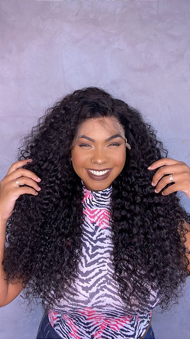 Peruca Lace Front Balida 26 caimento frontal