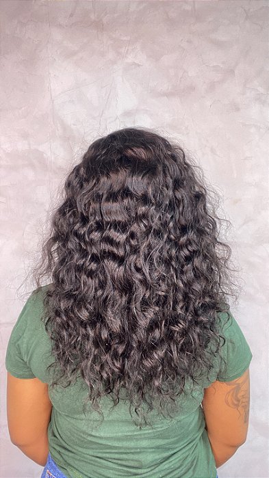 Peruca Fake Scalp Karen vista de costas