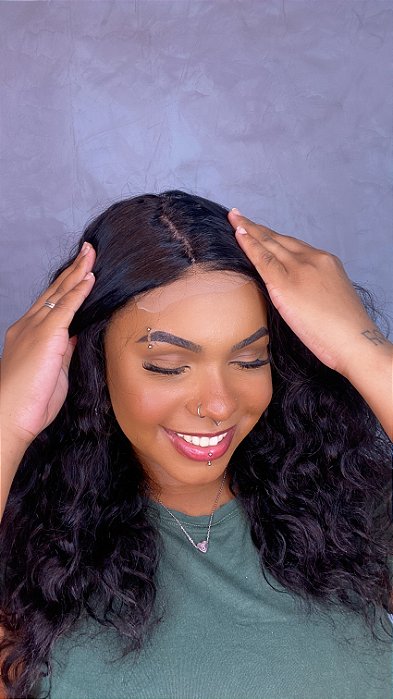 Peruca Fake Scalp Karen detalhe da raiz