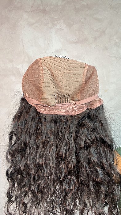Peruca Fake Scalp Karen detalhe do fake scalp
