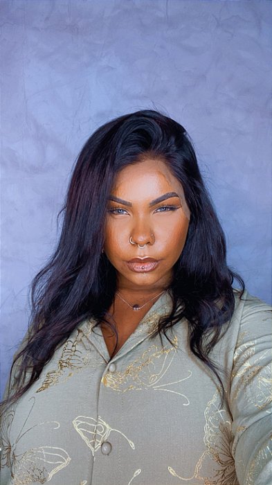 Peruca Lace Front Cabelo Humano Rita