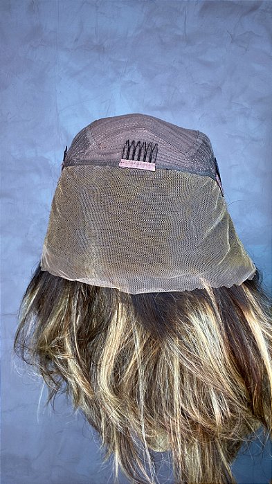 Peruca Lace Front Cabelo Humano Dior parte interna