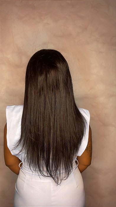 Peruca Full Lace Glueless Raridade 20 vista de costas