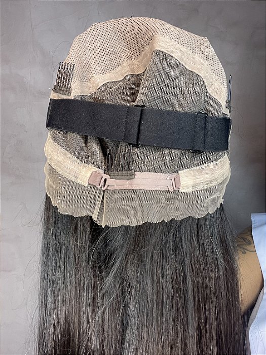 Peruca Full Lace Glueless Raridade 20 detalhe interno
