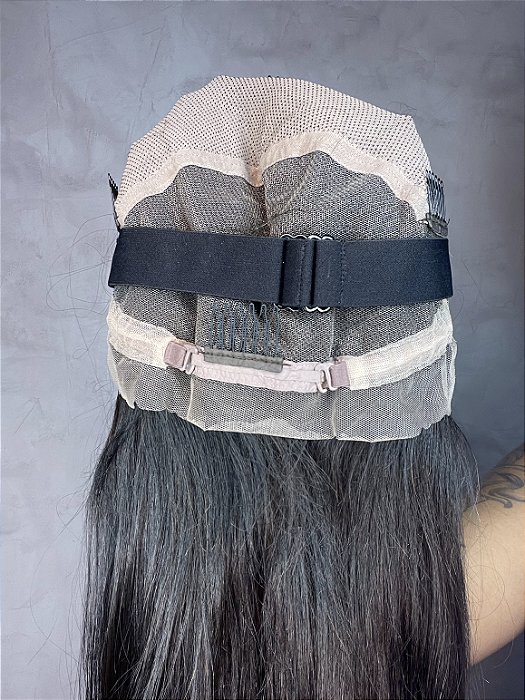 Peruca Full Lace Glueless Raridade 16 estrutura interna