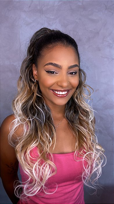 Rabo de Cavalo Fibra Premium LOOSE WAVE Ondulado cor TNAT/27613