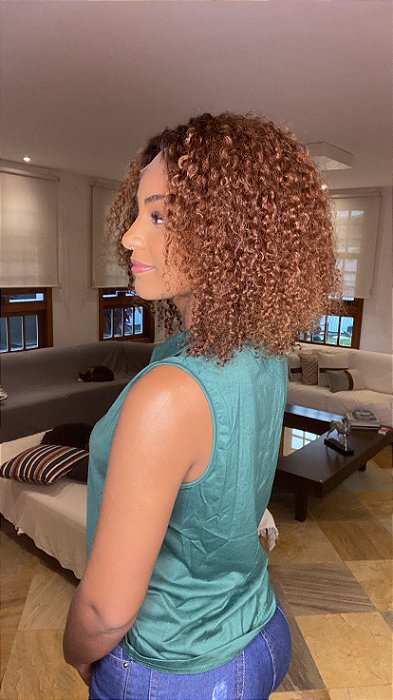Peruca Lace Front Miriam lateral