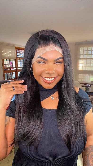 Peruca Lace Front Europa France detalhe frontal