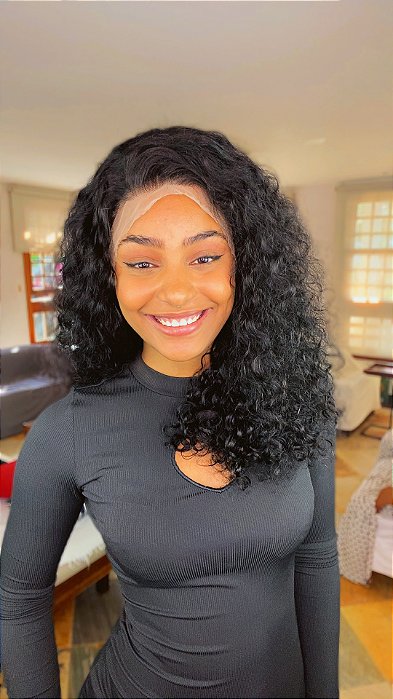 Peruca Lace Front Cabelo Humano Europa Italian volume
