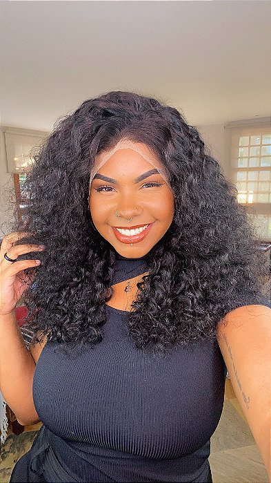 Peruca Lace Front Cabelo Humano Europa Italian acabamento