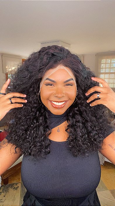 Peruca Lace Front Cabelo Humano Europa Italian