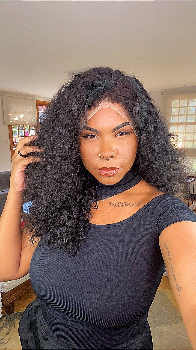 Peruca Lace Front Cabelo Humano Europa Italian detalhes