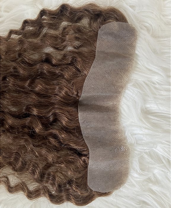 Prótese capilar tempora headline cacheada cor 4#