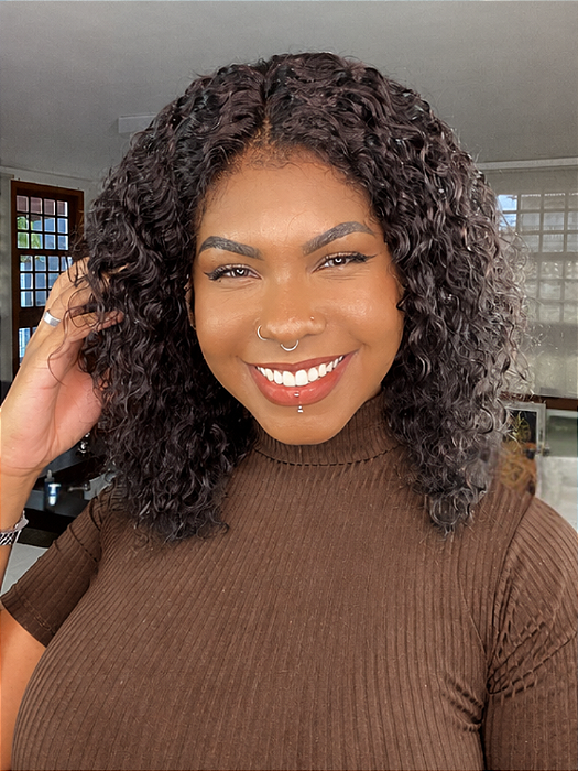 Peruca Lace Front Cabelo Humano Cacheado Sofia 13