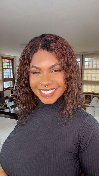 Peruca Lace Front Cabelo Cacheado Juliane