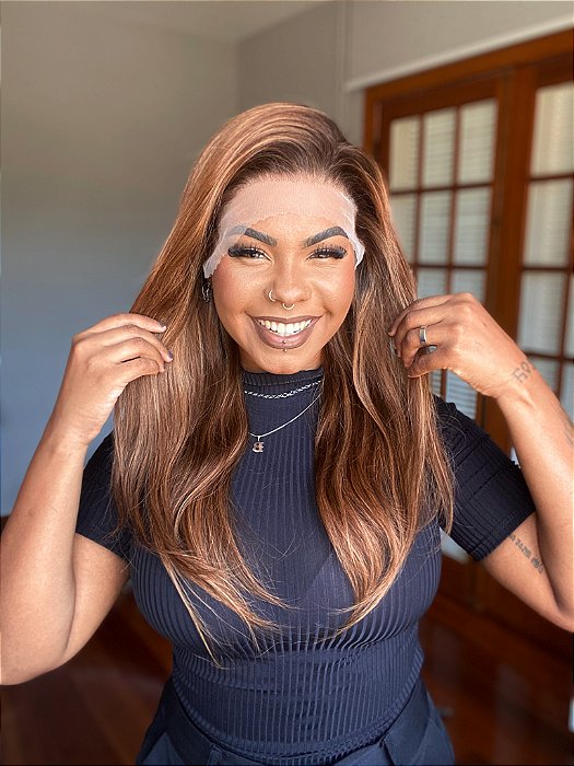Peruca Lady Bey caimento dos fios