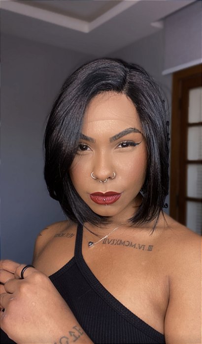 Lace Front HD Fibra Premium Virgo Preto 1B