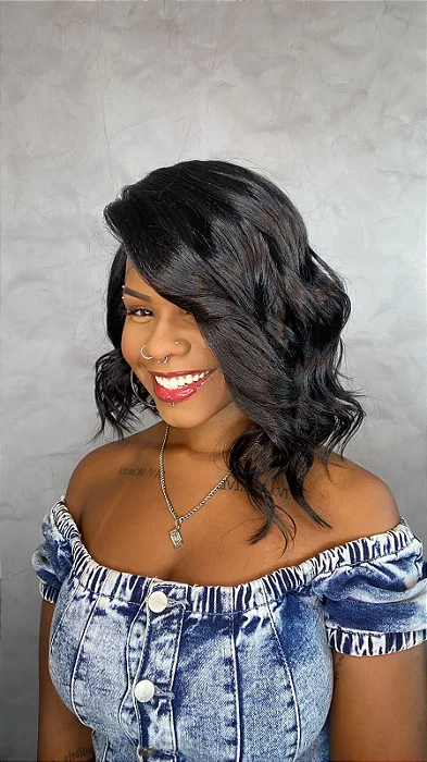 Lace Front Fibra Premium Fabi 1b (Exclusividade)