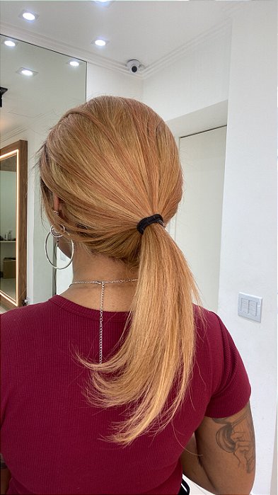Peruca Lace Front Sarah 1B/27 parte de trás