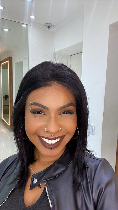 Lace Front Nádia Preto Natural 1B detalhe frontal