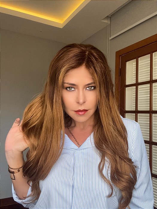 Peruca lace front cabelo humano ombre P005