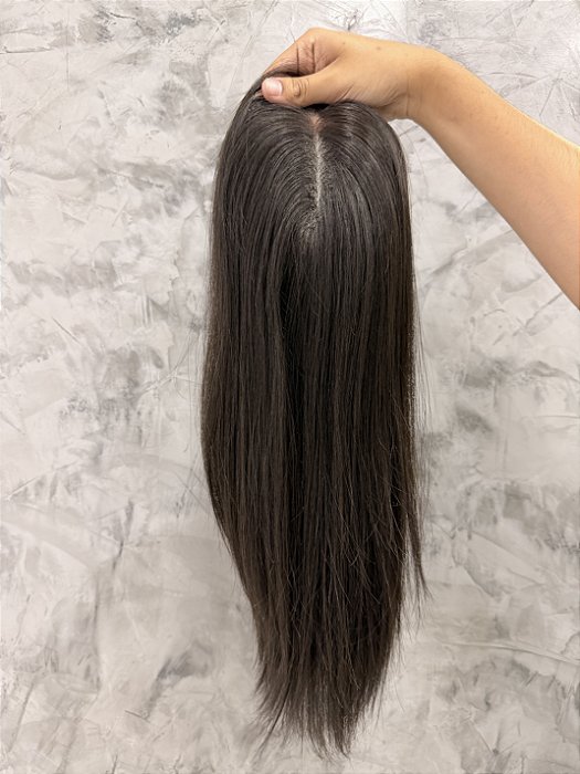 Toupee- Topo capilar cabelo humano realista M10 NB