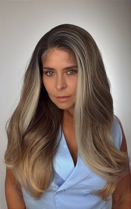 Lace Clarissa Loira caimento frontal