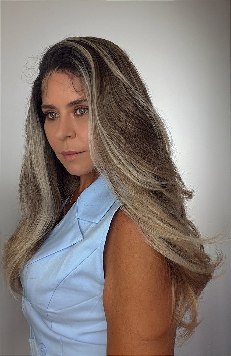 Lace Clarissa Loira vista lateral