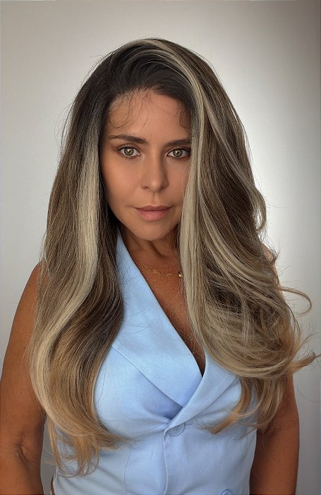 Lace Clarissa Loira acabamento frontal